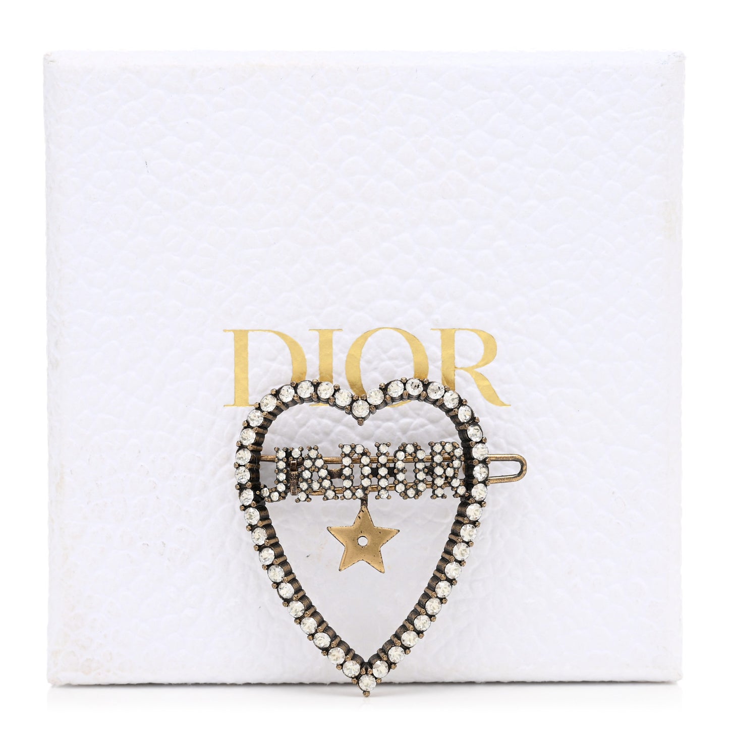 Crystal Heart J'Adior Barrette