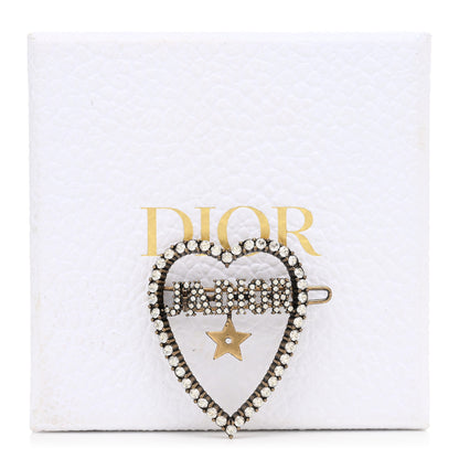 Christian Dior Crystal Heart J'Adior Barrette 3 of 3