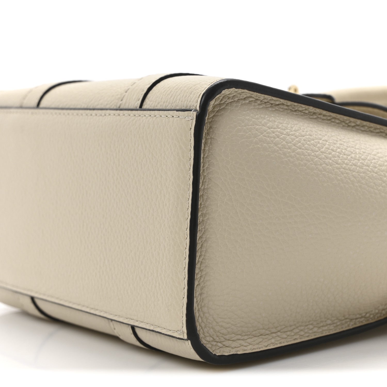 Mulberry Small Classic Grain Micro Zipped Bayswater Chalk 9 of 9