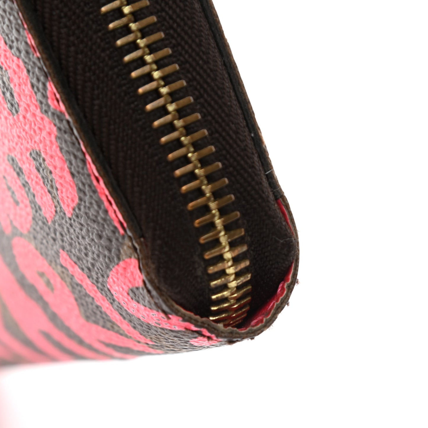 Monogram Graffiti Zippy Wallet Fuchsia