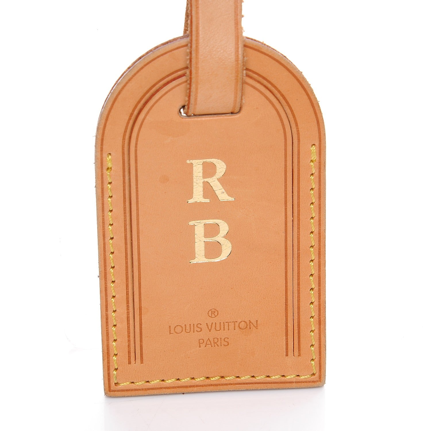 Louis Vuitton Vachetta Luggage Tag 3 of 4