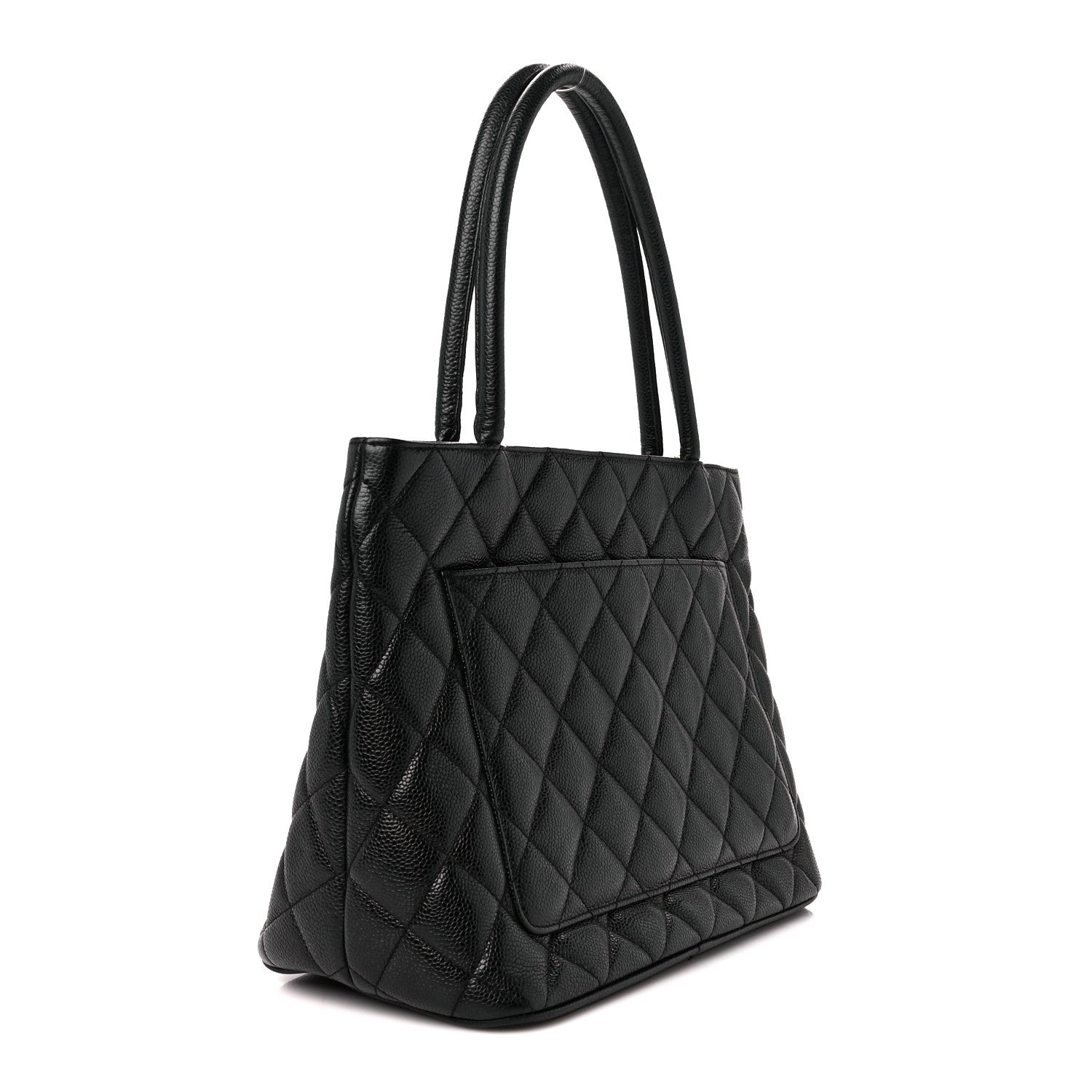 Chanel Caviar Quilted Medallion Tote Black 3 of 12