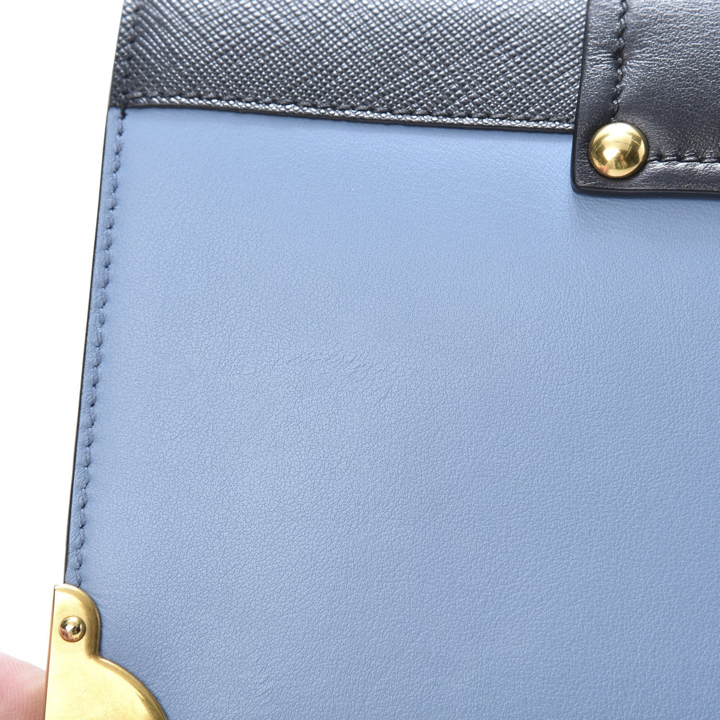 City Calf Saffiano Cahier Bag Astrale Black
