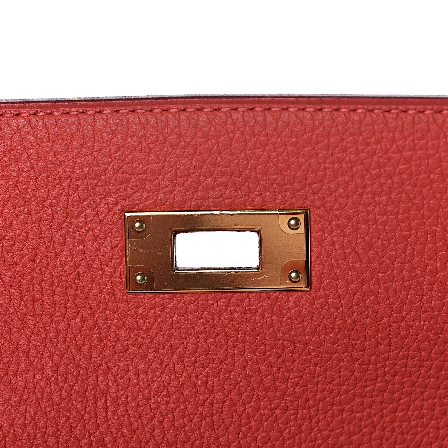 Hermes Togo Kelly Retourne 28 Rouge Pivoine 27 of 35