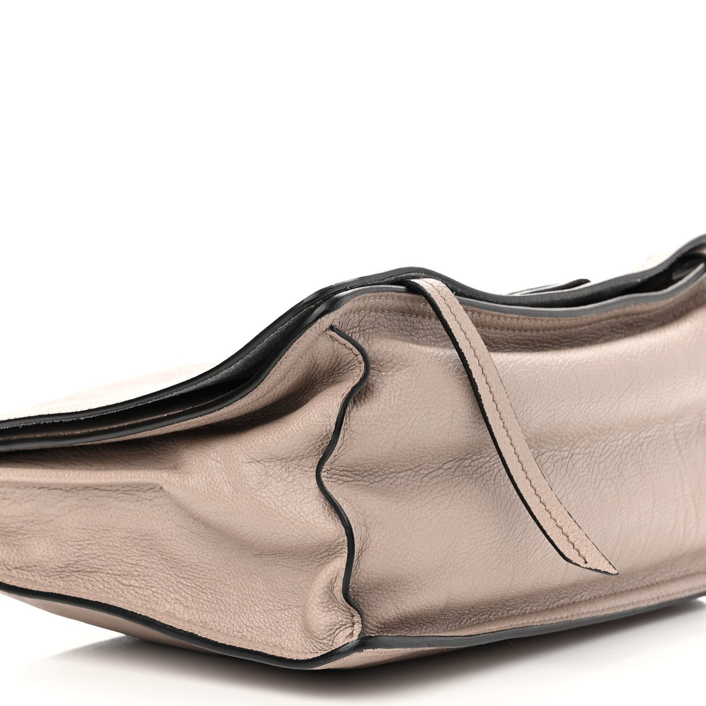 Glace Calf Etiquette Flap Pomice Astrale