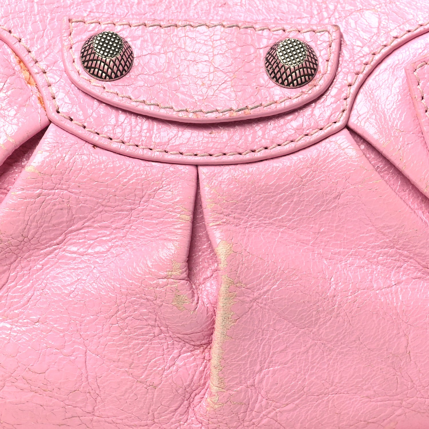 Balenciaga Agneau Arena Le Cagole Shoulder Bag XS Candy Pink 9 of 18
