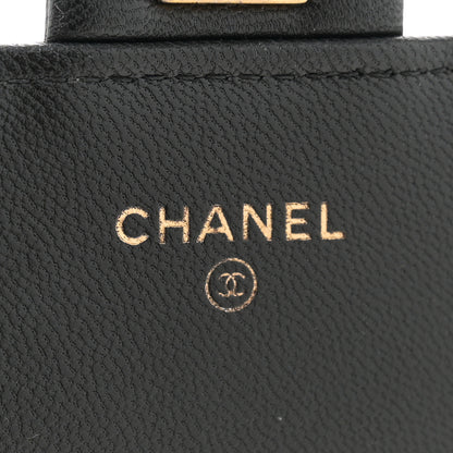 Chanel Goatskin Quilted Chic Pearls Clutch With Chain Black 6 of 10