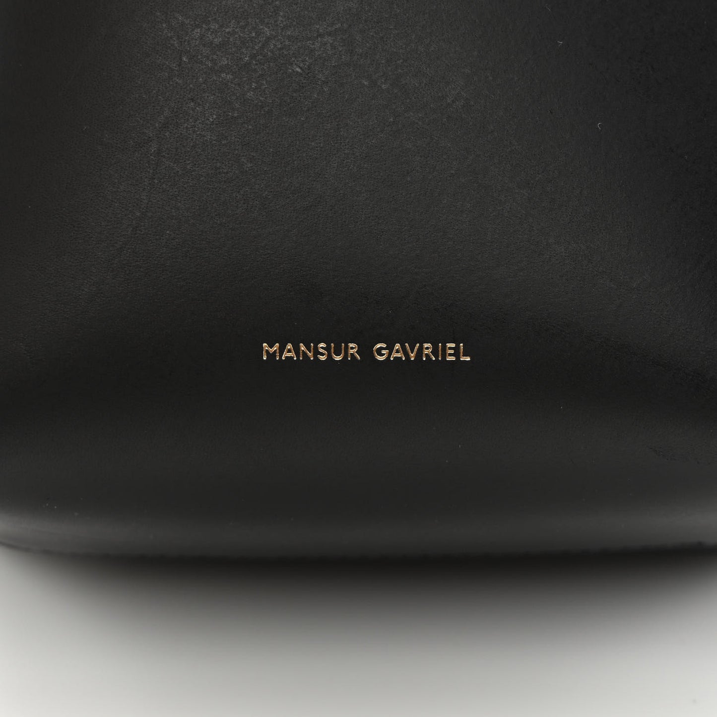 Calfskin Mini Mini Bucket Bag Black Flamma