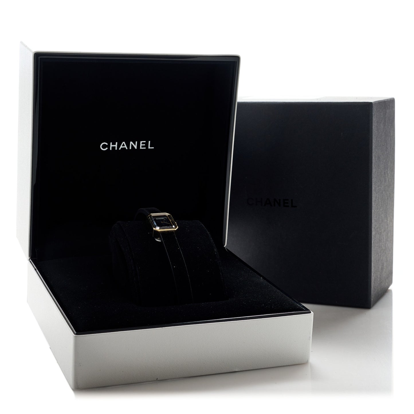 18K Yellow Gold Titanium Rubber 20mm Premiere Ribbon Quartz Watch