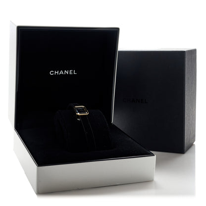 Chanel 18K Yellow Gold Titanium Rubber 20mm Premiere Ribbon Quartz Watch 5 of 5