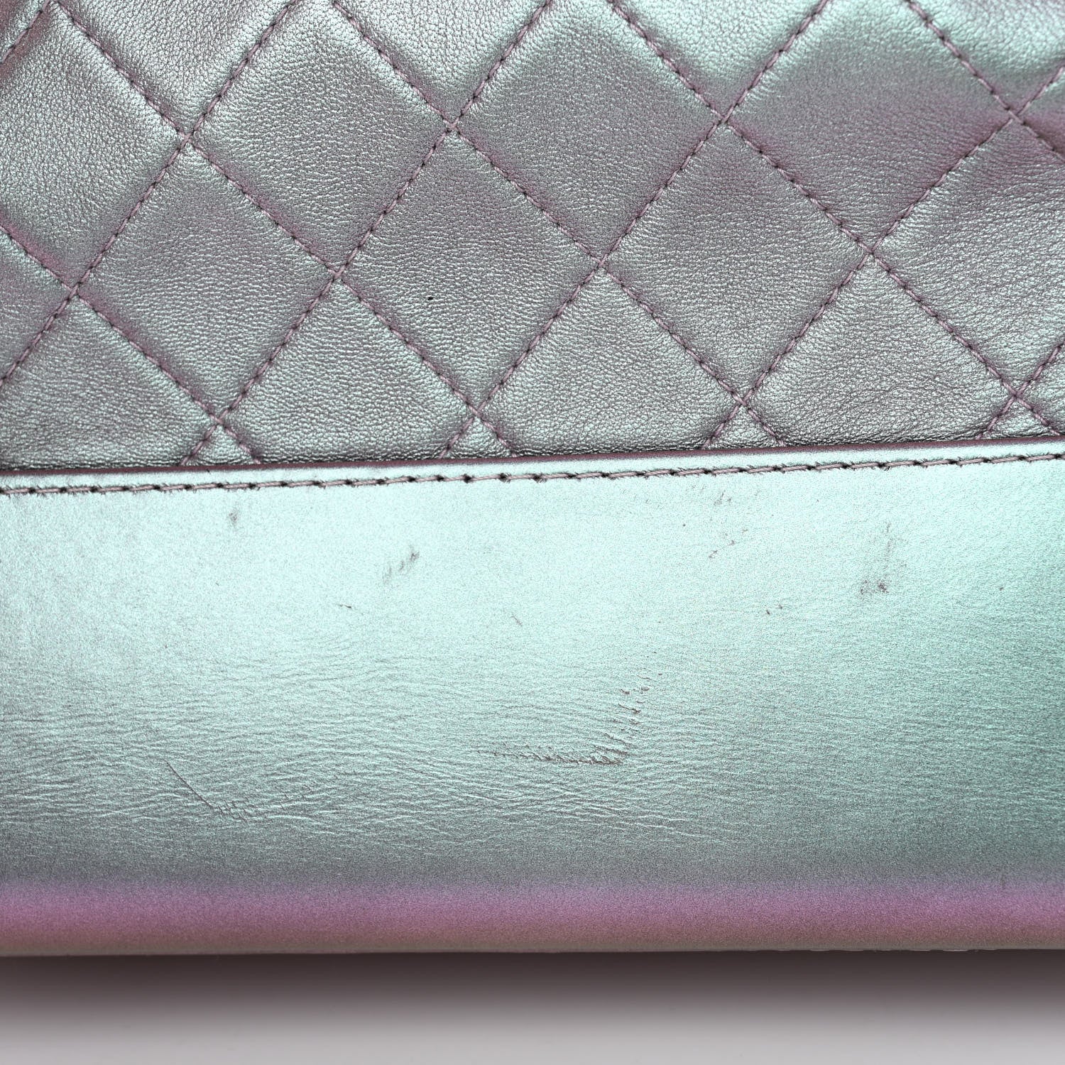 Chanel Iridescent Lambskin Calfskin Quilted Medium Gabrielle Hobo Light Purple 13 of 13