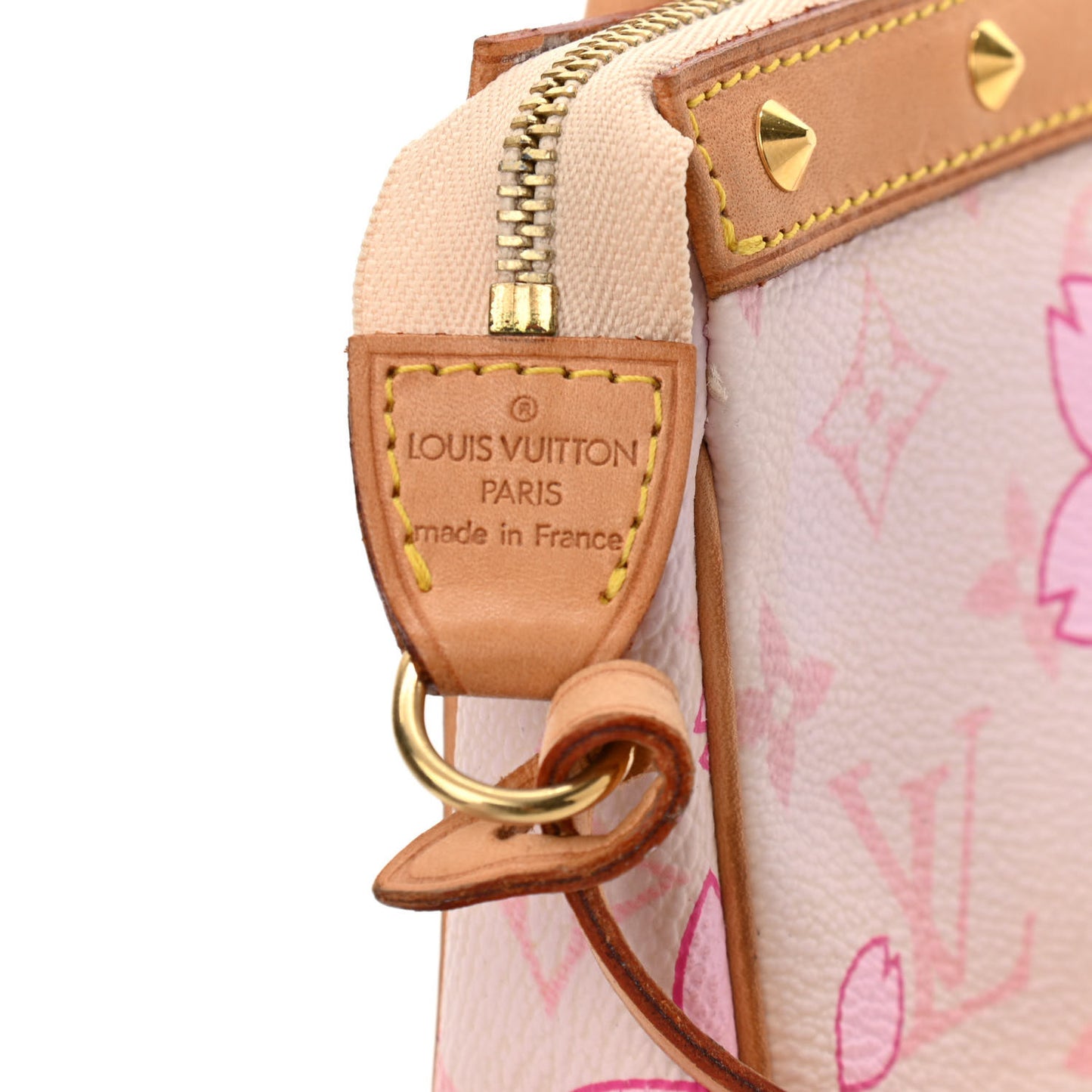 Monogram Cherry Blossom Pochette Accessories Pink