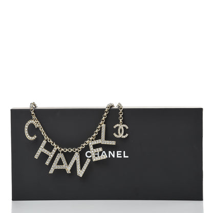 Chanel Metal Crystal 90's Icon Logo Chain Belt Gold 5 of 5