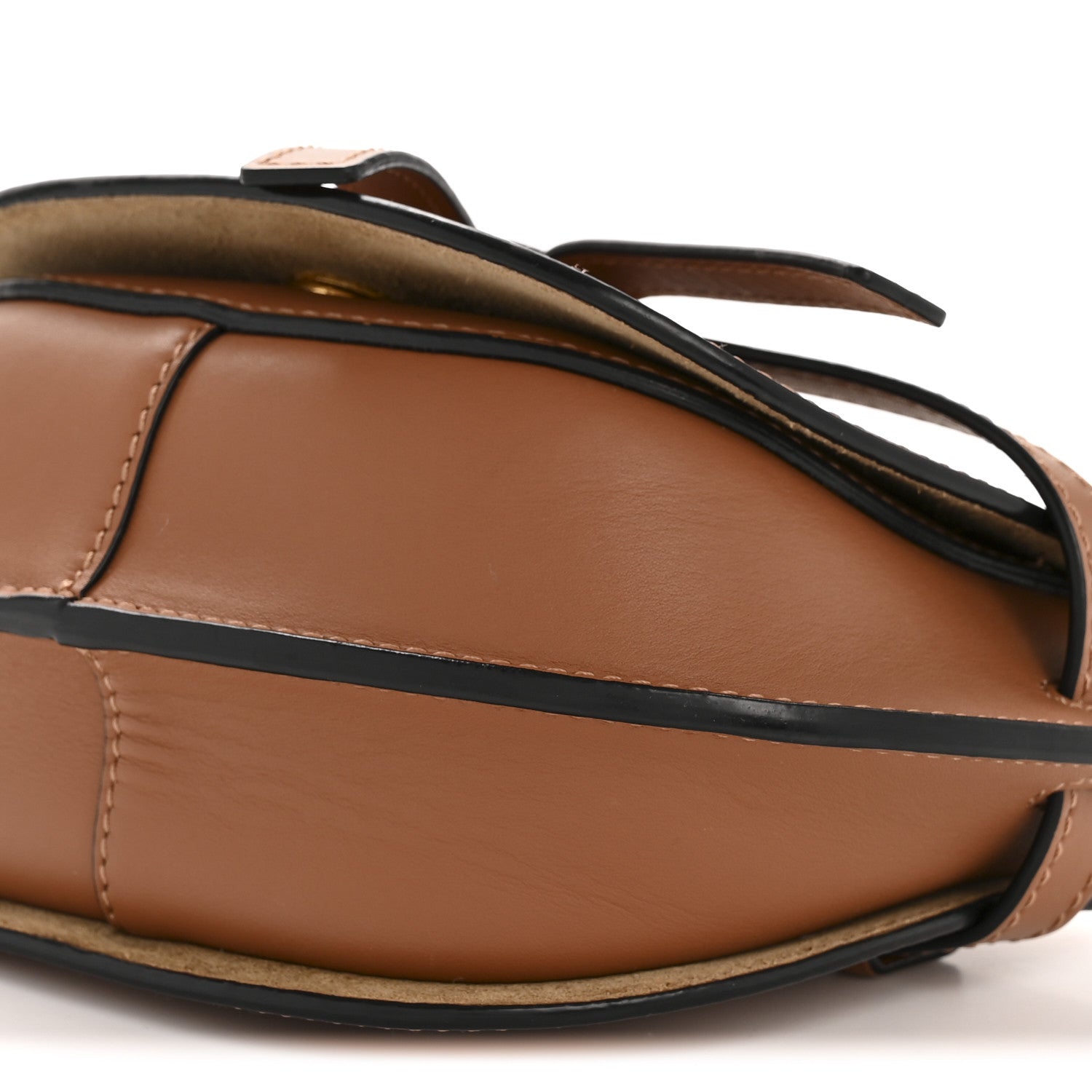 Loewe Calfskin Jacquard Mini Gate Dual Bag Tan 10 of 13