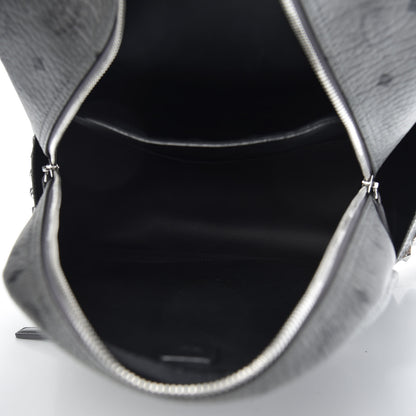 MCM Visetos Side Stud Medium Stark Backpack Grey 4 of 12