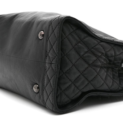 Chanel Calfskin Boy Reverso Shopping Tote Black 10 of 10