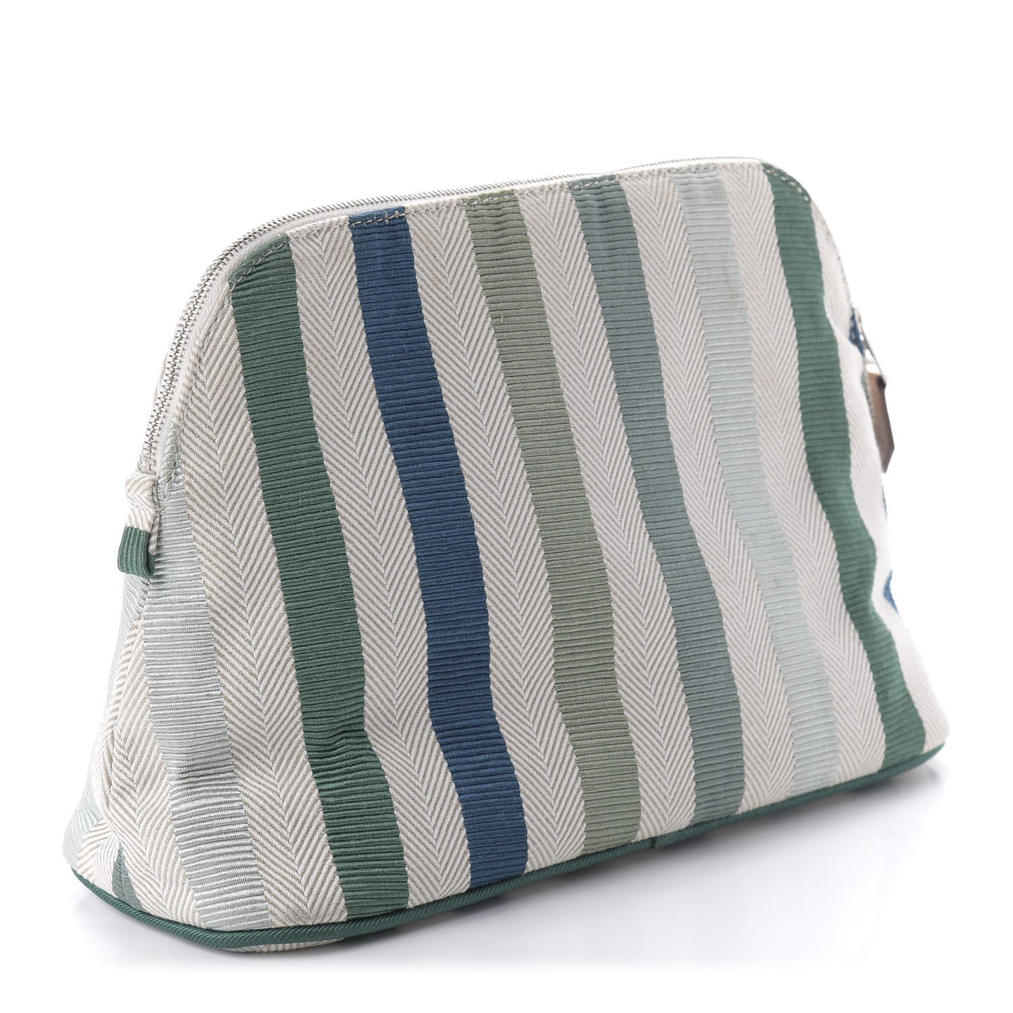 Cotton Stripe Bolide Travel Cosmetic Pouch MM
