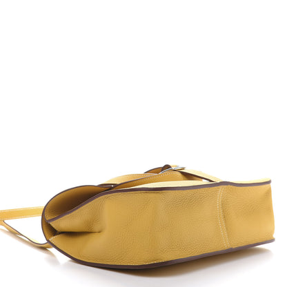 Hermes Taurillon Clemence Halzan 31 Jaune Ambre 9 of 16