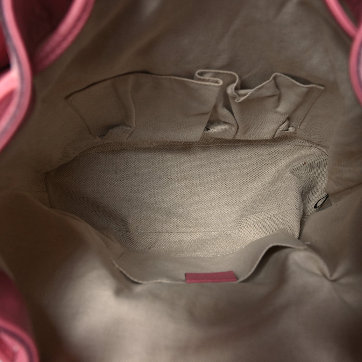 Gucci Cellarius Calfskin Medium Bamboo Backpack Glossy Pink 5 of 10