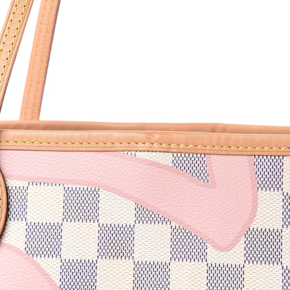 Louis Vuitton Damier Azur Tahitienne Neverfull MM 12 of 14