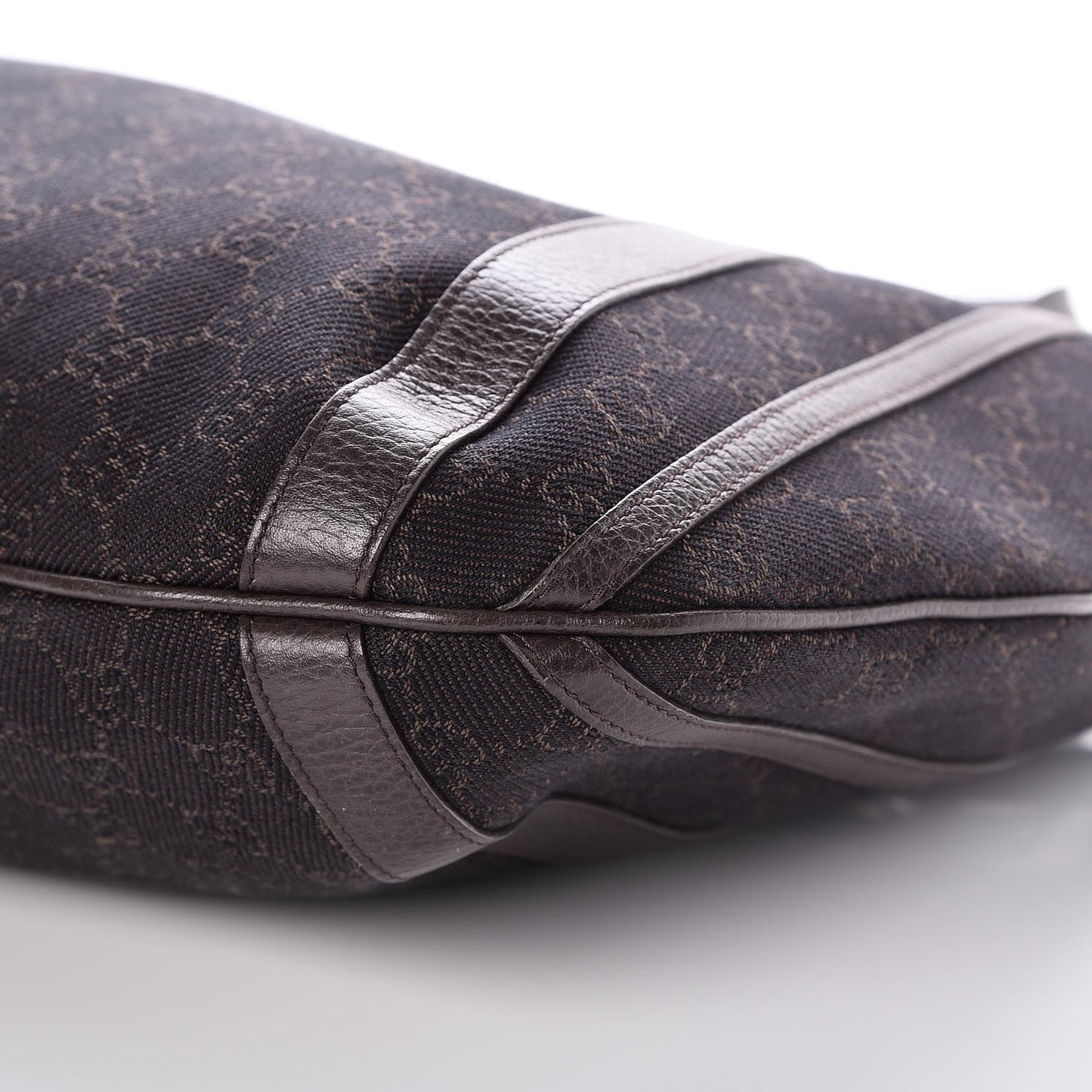 Monogram Medium Abbey Convertible Tote Dark Brown