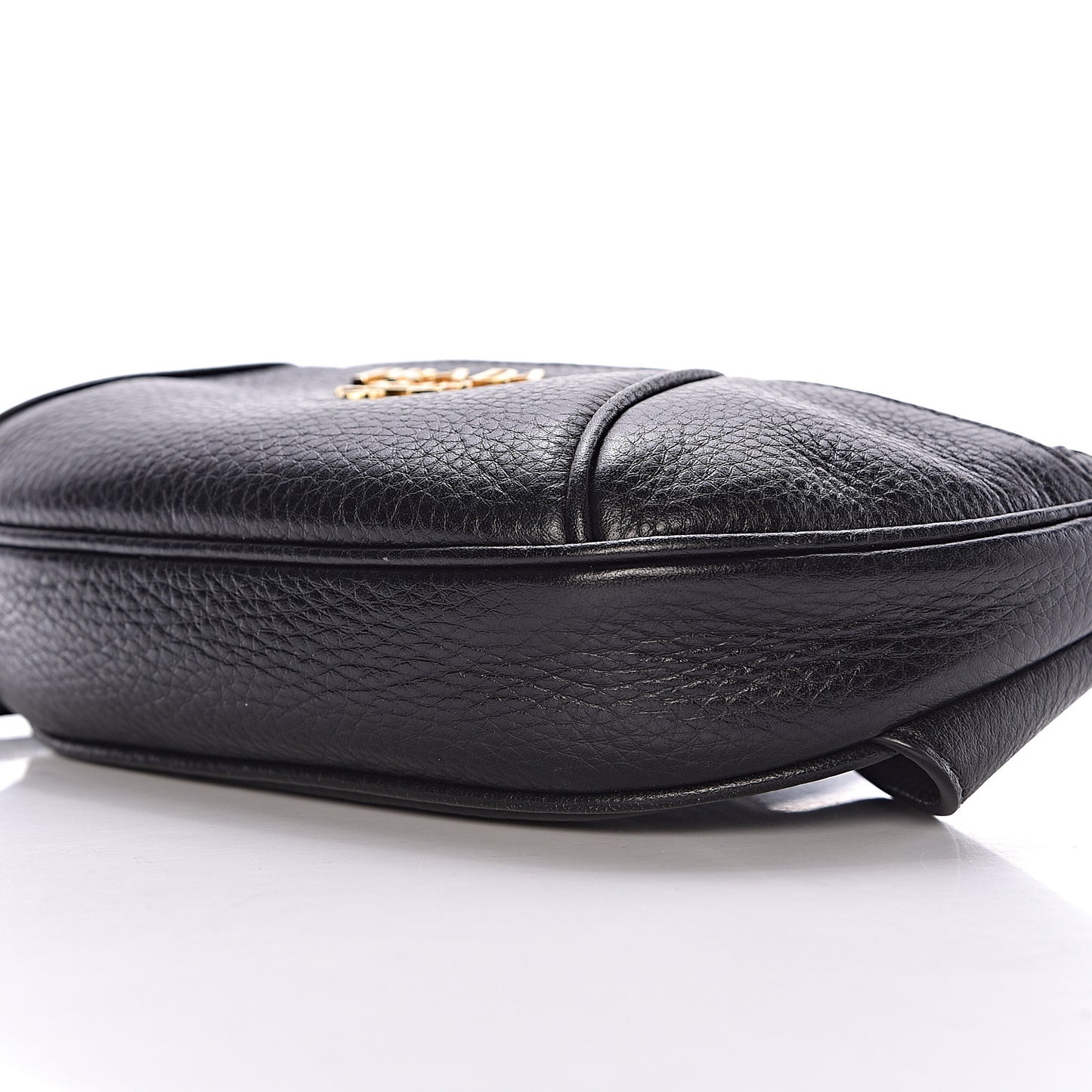 Vitello Daino Small Belt Bag Black