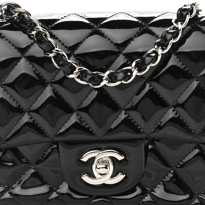 Chanel Patent Calfskin Quilted Mini Square Flap Black 8 of 10
