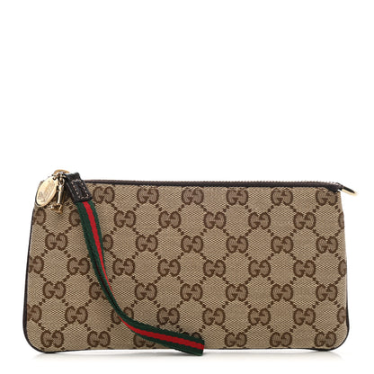 Gucci Monogram Jolicoeur Pochette Brown 1 of 9