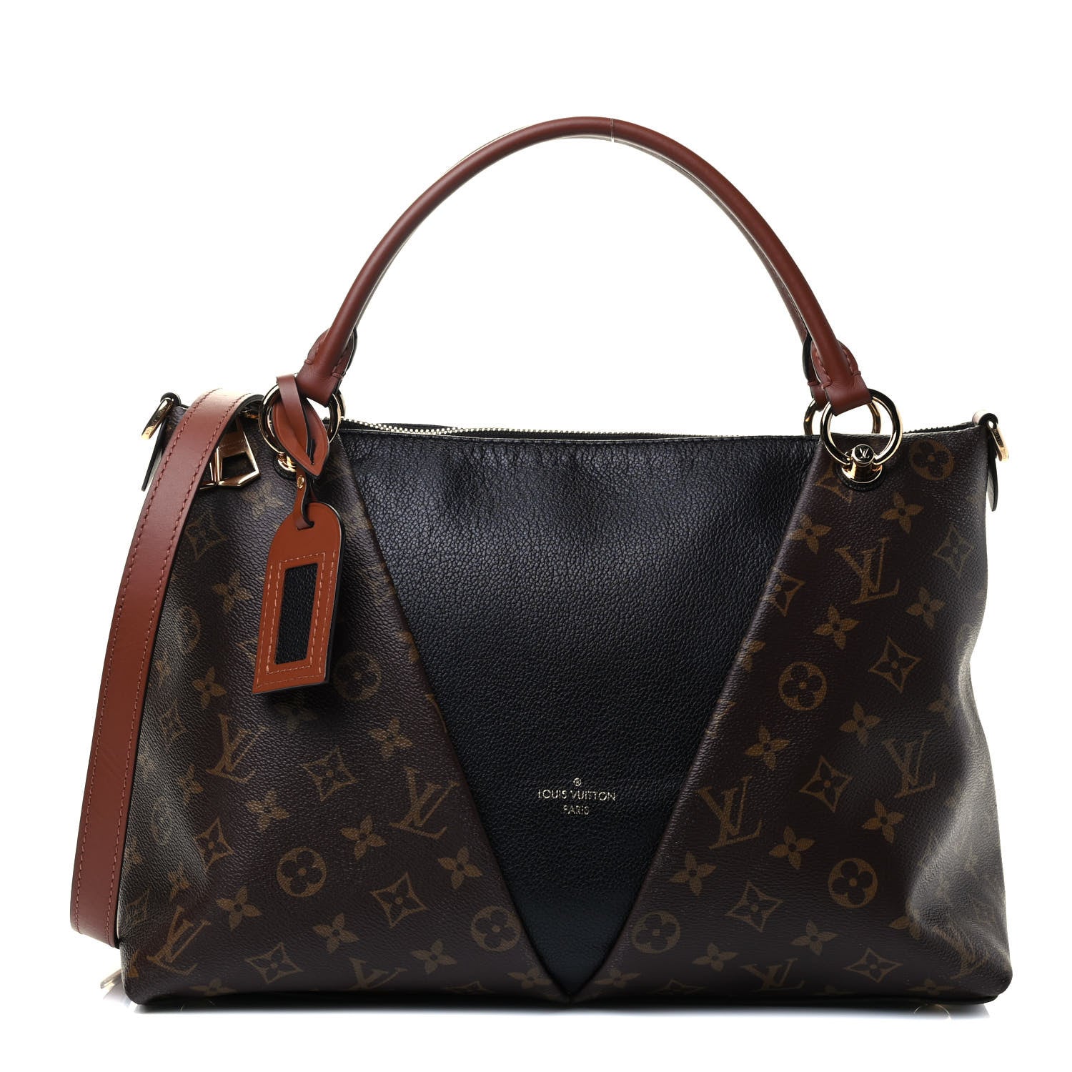 Louis Vuitton Monogram V Tote MM Black 1 of 4