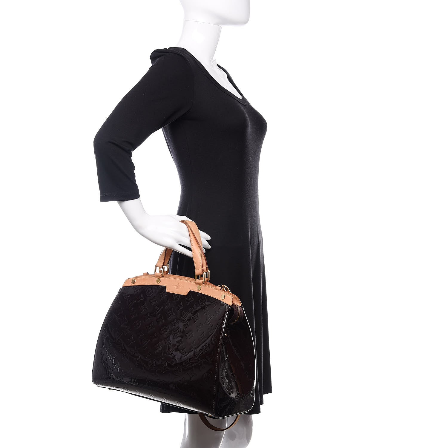 Louis Vuitton Vernis Brea GM Amarante 3 of 13