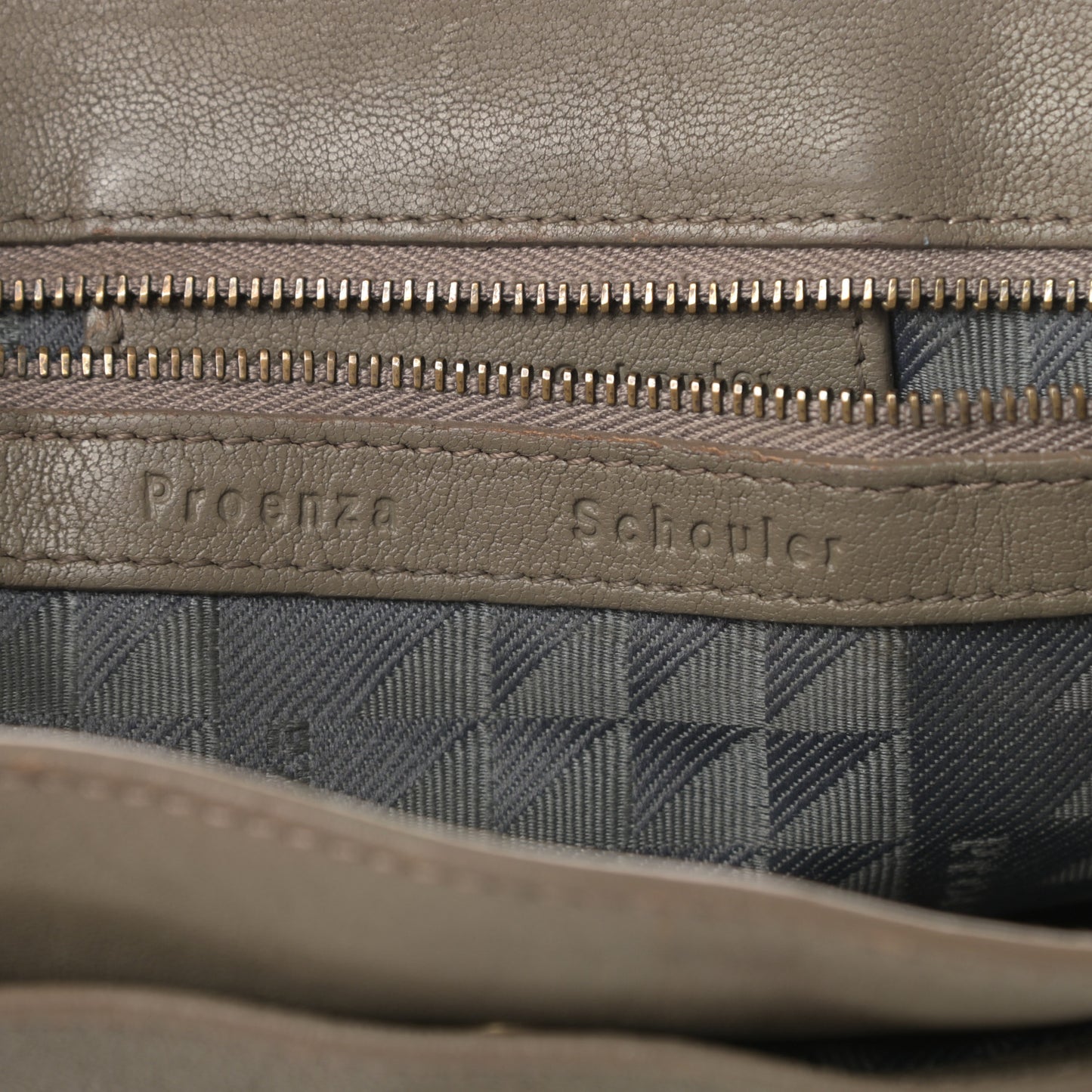 Lambskin Tiny PS1 Satchel Smoke