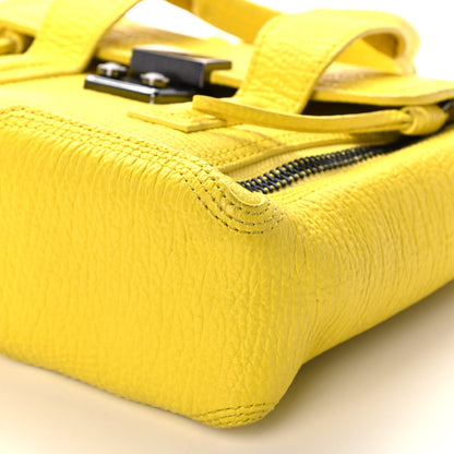 3.1 Phillip Lim Textured Calfskin Mini Pashli Satchel Yellow 9 of 11