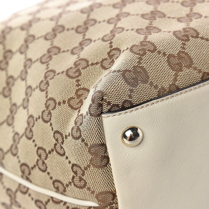 Gucci Monogram Large New Britt Tote Off White 13 of 17