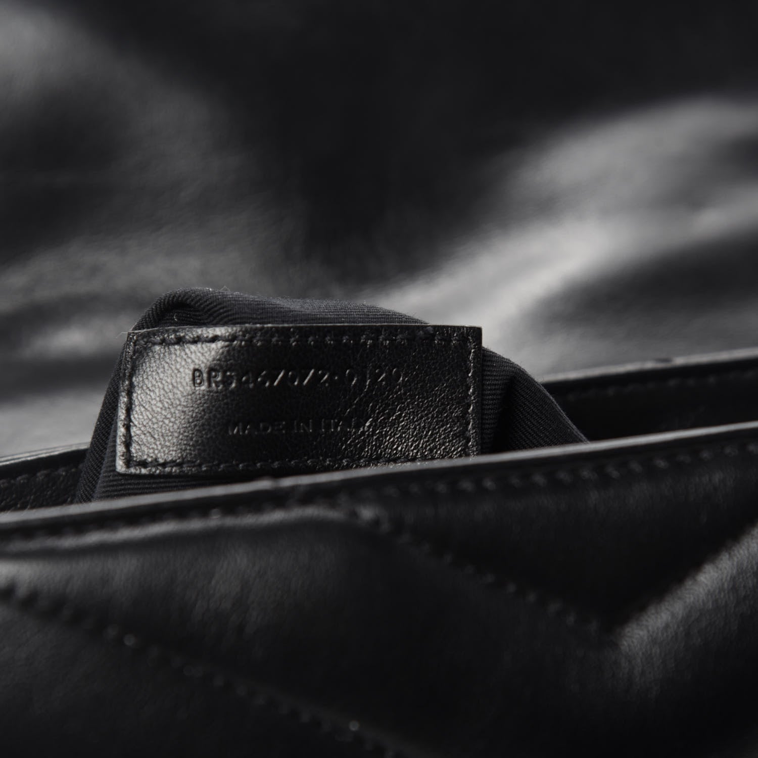 Saint Laurent Calfskin Y Quilted Monogram Toy Loulou Crossbody Bag Black 10 of 12