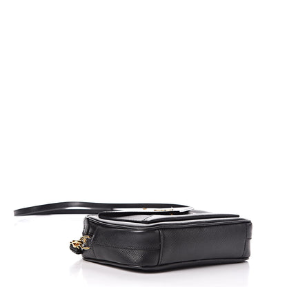 Prada Saffiano Small Camera Crossbody Bag Black 4 of 11