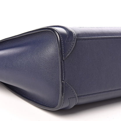 Celine Smooth Calfskin Nano Luggage Ink 9 of 15