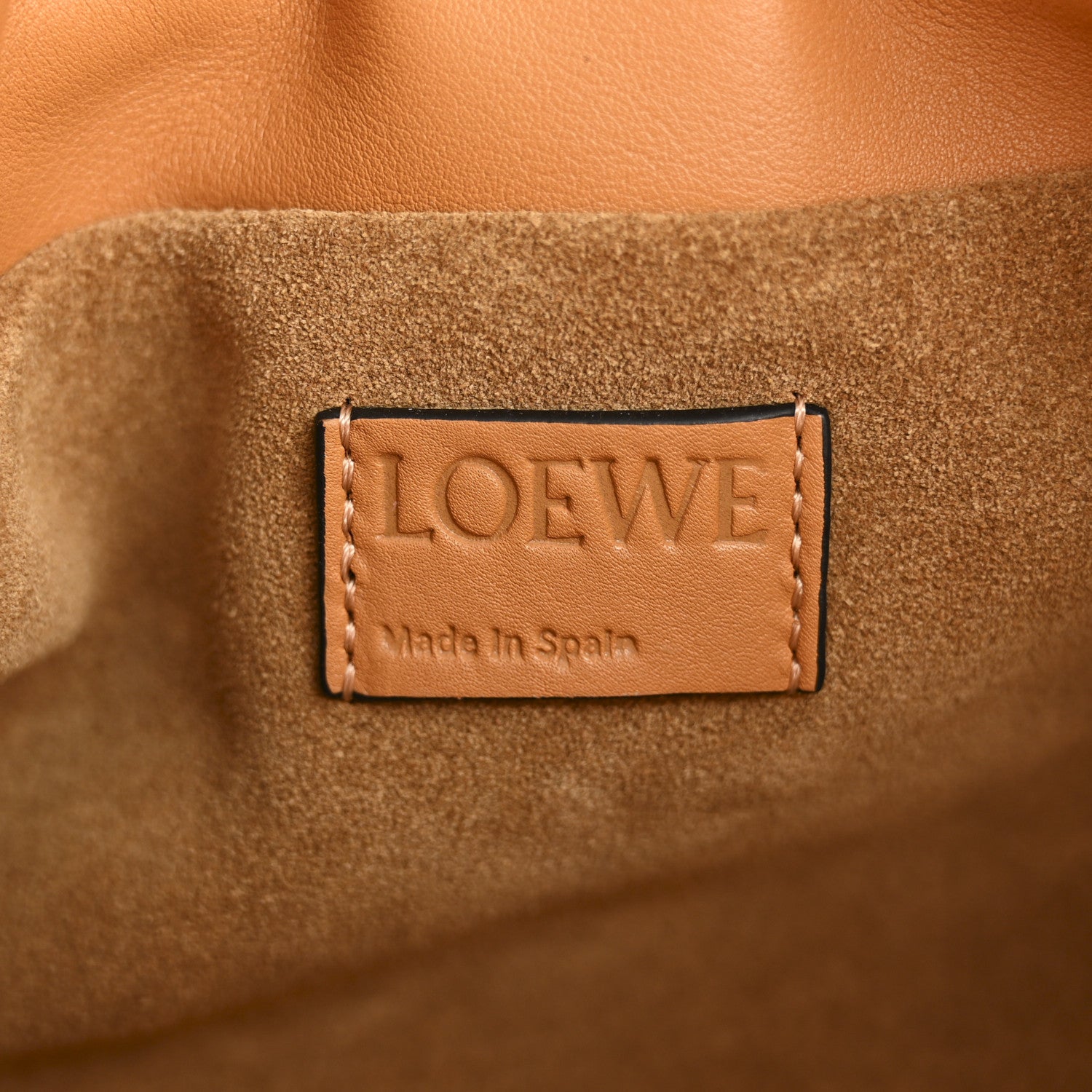 Loewe Nappa Flamenco Mini Knot Clutch Warm Desert 6 of 12
