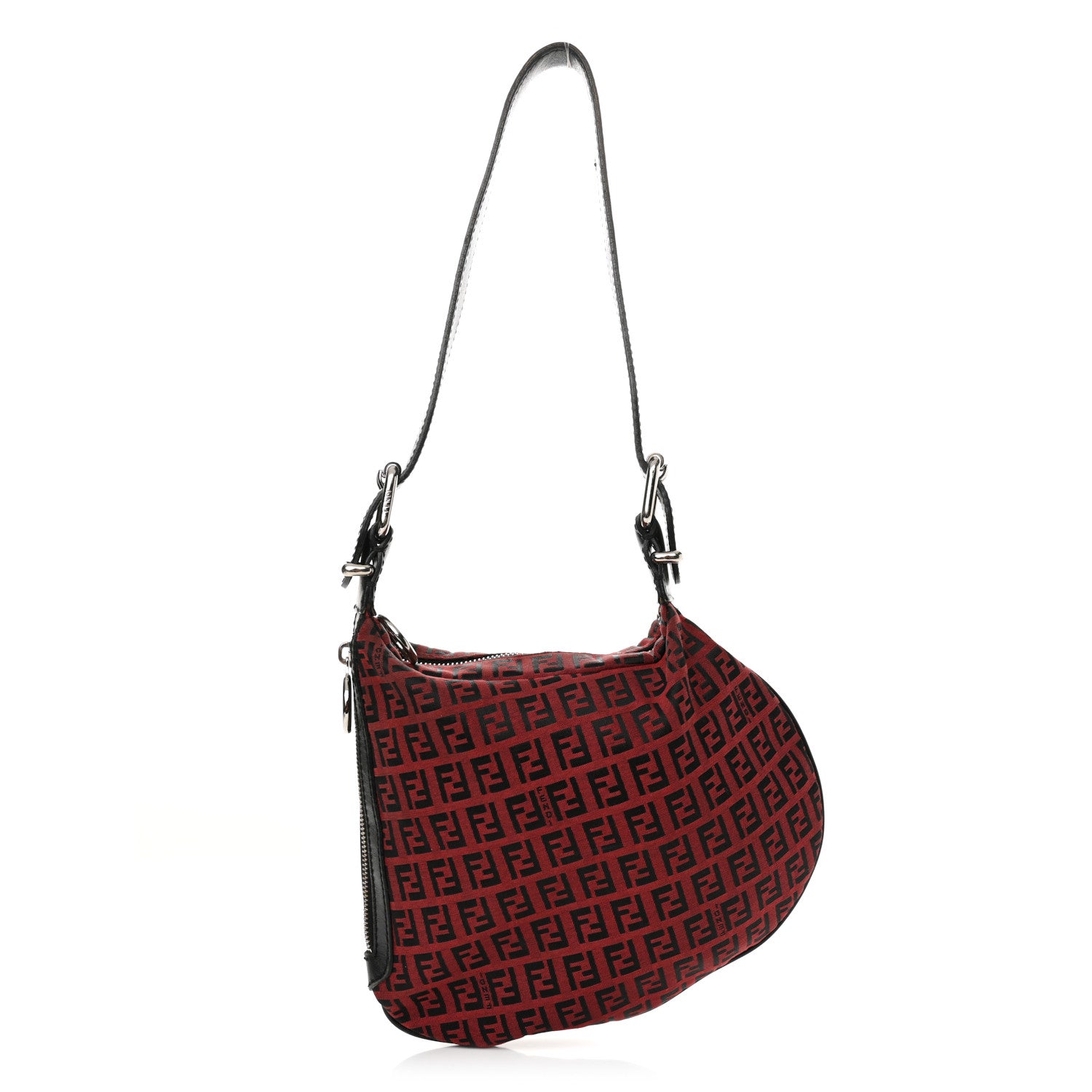 Fendi Zucchino Oyster Red Black 1 of 15