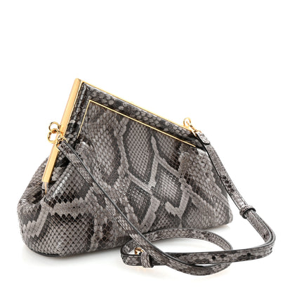 Fendi Snakeskin Small Fendi First Dark Grey 3 of 10