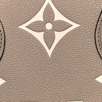 Louis Vuitton Empreinte Monogram Giant Onthego MM Tourterelle Creme 7 of 10
