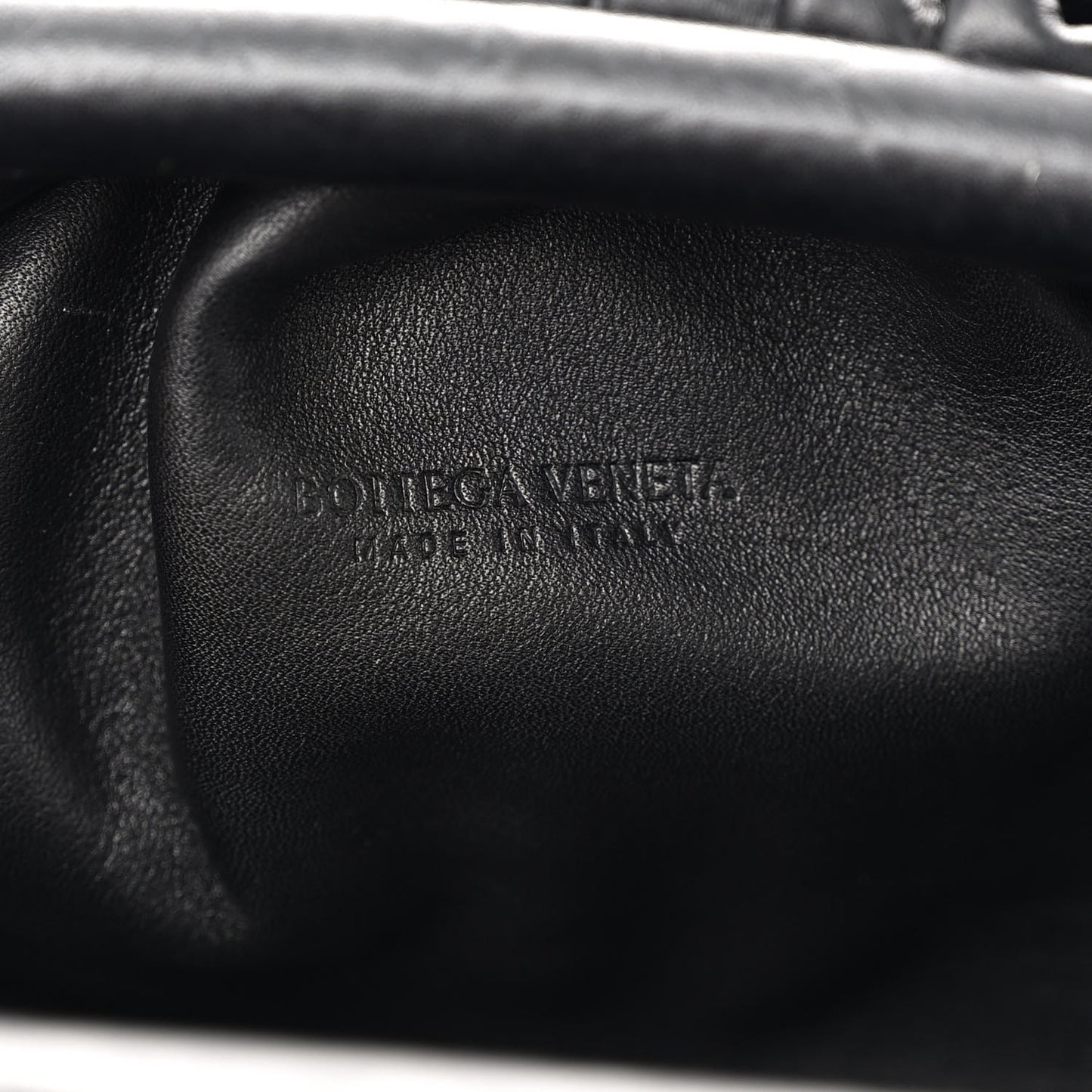 Butter Calfskin The Mini Pouch Black
