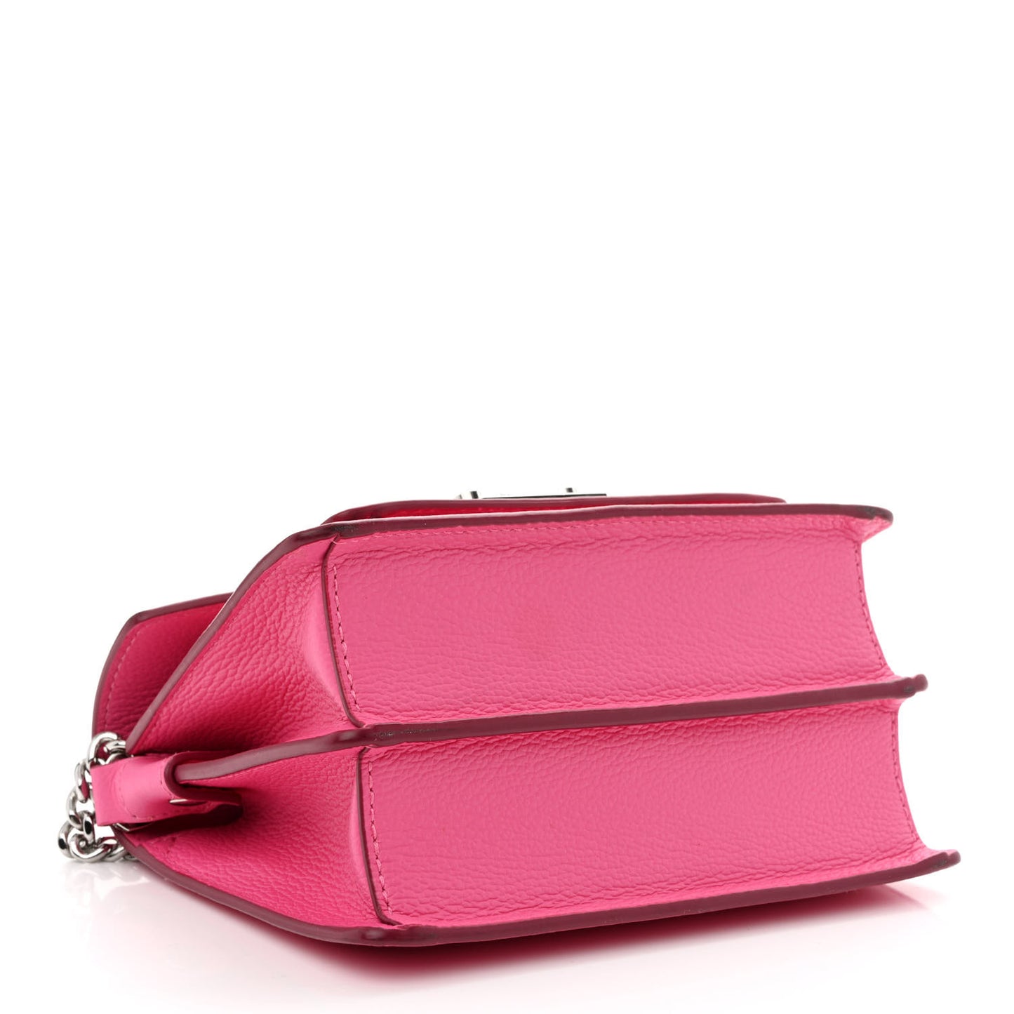 Grained Calfskin Park Avenue Calfskin Mini Patricia Crossbody Bag Sugar Pink