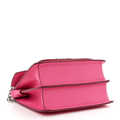 MCM Grained Calfskin Park Avenue Calfskin Mini Patricia Crossbody Bag Sugar Pink 4 of 12