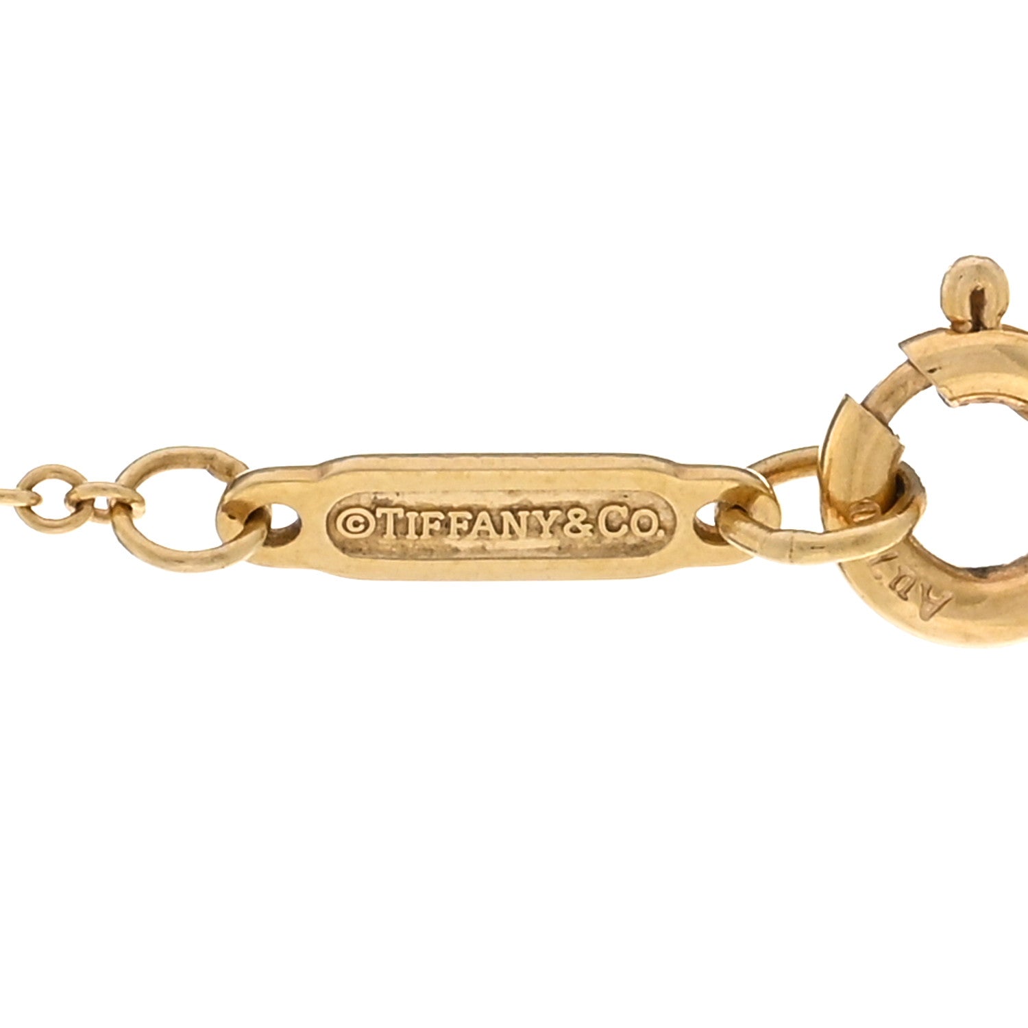 Tiffany 18K Yellow Gold Chain Necklace 18" 4 of 4