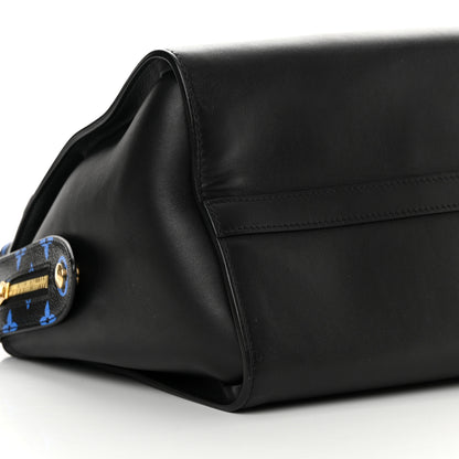 Louis Vuitton Smooth Calfskin Colored Monogram Speedy Amazon MM Blue Black 8 of 15