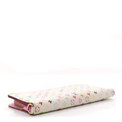 Louis Vuitton Monogram Multicolor Insolite Wallet White Litchi 4 of 8
