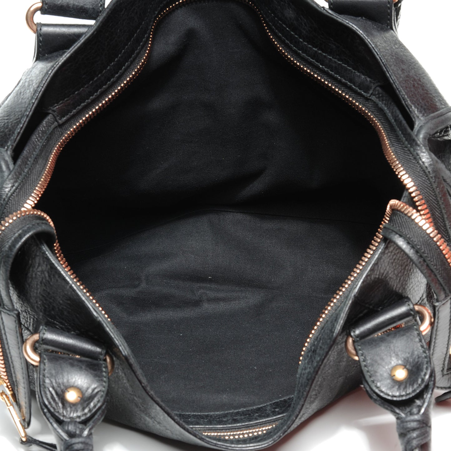 Agneau Giant 21 Rose Gold Hardware City Black