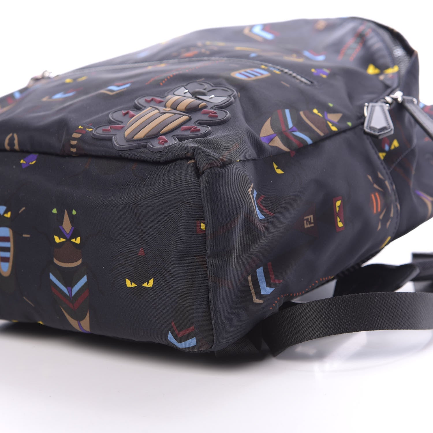 Fendi Nylon Super Bugs Backpack Navy 6 of 9