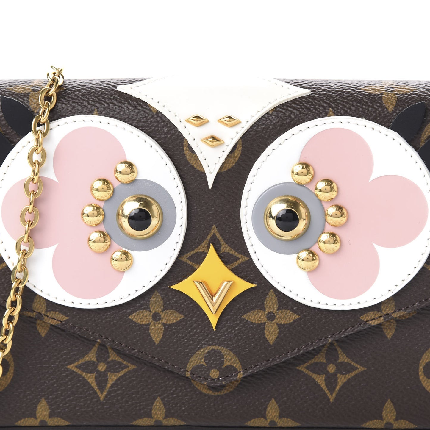 Monogram Lovely Birds Pochette Felicie Chain Wallet