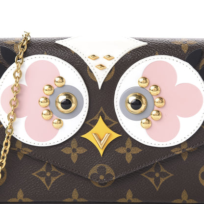 Louis Vuitton Monogram Lovely Birds Pochette Felicie Chain Wallet 9 of 9